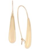 Robert Lee Morris Soho Gold-tone Sculptural Stick Drop Earrings