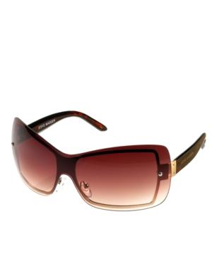 Steve Madden Large Rimless Shield Sunglasses