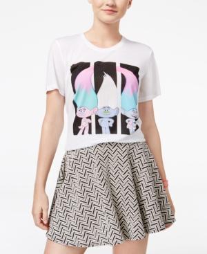 Trolls By Dreamworks Juniors' High-low Graphic T-shirt