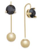 Kate Spade New York 14k Gold-plated Stone & Ball Hanger Earrings