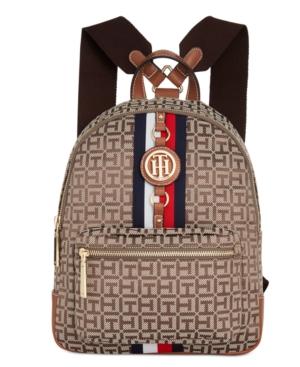 Tommy Hilfiger Jaden Monogram Jacquard Small Backpack