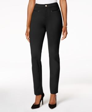 Charter Club Tummy-control Slim-leg Pants, Created For Macy's