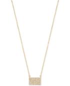 Kenneth Cole New York Gold-tone Pave Pendant Necklace