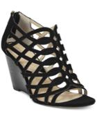 Adrienne Vittadini Arndre Caged Wedge Sandals Women's Shoes