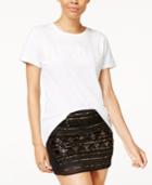 Say What? Juniors' Embossed Flawless Graphic T-shirt