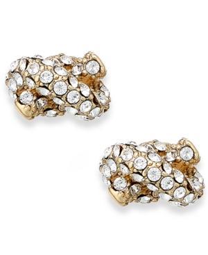 Kate Spade New York Crystal Pave Knot Stud Earrings