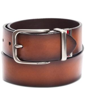 Tommy Hilfiger Men's Reversible Logo Belt