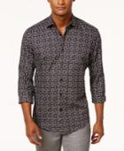 Alfani Men's Classic-fit Geometric-print Shirt, Created For Macy's