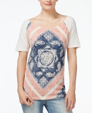 Lucky Brand Printed Mandala T-shirt