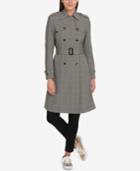 Tommy Hilfiger Plaid Trench Coat, Created For Macy's