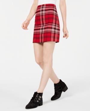 T.d.c. Topson Plaid Mini Skirt