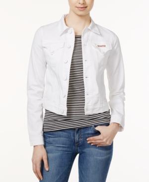 Hudson Jeans Signature White Wash Denim Jacket
