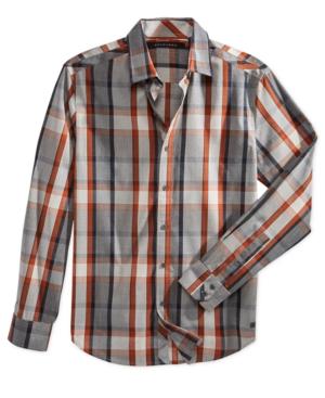 Sean John Men's Roadmap Plaid Shirt