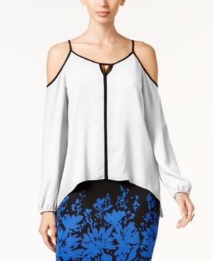 Thalia Sodi Cold-shoulder Hardware Top, Created For Macy's