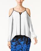 Thalia Sodi Cold-shoulder Hardware Top, Created For Macy's