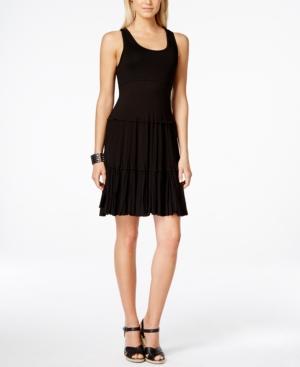 Karen Kane Ruffle-tiered Sleeveless Dress