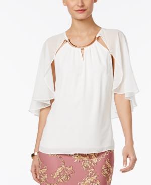 Thalia Sodi Hardware-trim Cape Top, Only At Macy's