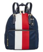Tommy Hilfiger Double-handle Striped Backpack
