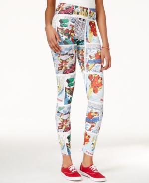 Freeze 24-7 Juniors' Marvel The Avengers Comic Strip Leggings