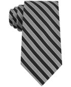 Club Room Men's Classic Diagonally-striped Tie, Created For Macy's