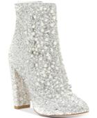 Jessica Simpson Starlite Pearl-embellished Booties Women's Shoes