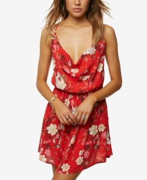 O'neill Juniors' Ashby Naked Printed Cowl-front Dress