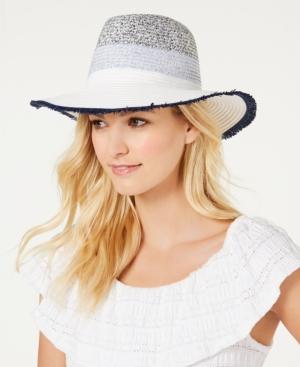 I.n.c. Tweedy Colorblocked Panama Hat, Created For Macy's