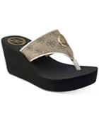 Guess Women's Solene Thong Sandals Women's Shoes