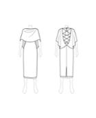 Customize: Add Crisscross Lace-up Back - Fame And Partners Petti-length Crisscross-back Dress