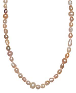 Multi-colored Cultured Freshwater Pearl Necklace (8mm)
