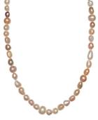 Multi-colored Cultured Freshwater Pearl Necklace (8mm)