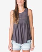 O'neill Juniors' Tokeen Textured Tank Top, A Macy's Exclusive