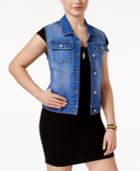 Rewash Juniors' Denim Vest