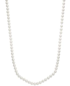 Charter Club Glass Pearl Long Strand Necklace