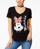 Hybrid Juniors' Minnie Mouse Daydreamer Graphic T-shirt