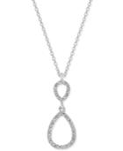Inc International Concepts Pave Teardrop Pendant Necklace, Created For Macy's