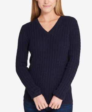 Tommy Hilfiger Cable-knit Sweater, Created For Macy's