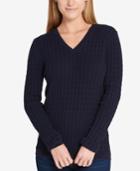 Tommy Hilfiger Cable-knit Sweater, Created For Macy's