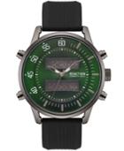 Kenneth Cole Reaction Men's Analog-digital Black Silicone Strap Watch 46mm