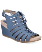 Giani Bernini Carisaa Ghillie Wedge Sandals, Created For Macy's Women's Shoes
