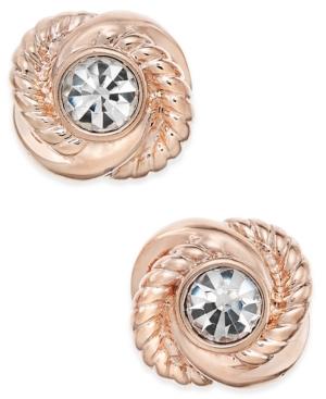 Kate Spade New York Infinity & Beyond Crystal Knot Stud Earrings