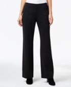 Eileen Fisher Straight-leg Pull-on Ponte Pants