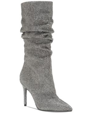 Jessica Simpson Layzer Slouchy Rhinestone Boots Women's Shoes