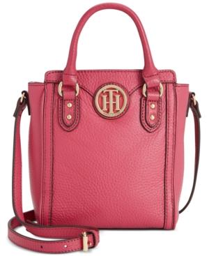 Tommy Hilfiger Maggie Pebble Leather Mini Tote