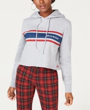 Dickies Logo-stripe Cropped Hoodie
