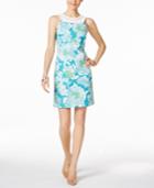 Jessica Howard Petite Floral-print Sheath Dress