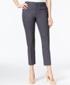 Charter Club Plaid Slim Ankle Pants, Created For Macy's