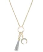 Inc International Concepts Gold-tone Charm Pendant Necklace, Created For Macy's