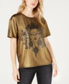 Guess Metallic Graphic-print T-shirt