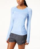 Nike Dri-fit Knit Long-sleeve Running Top